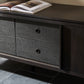 Dawn Media Console - Black Raffia