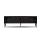Dawn Media Console - Black Raffia