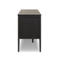 Dawn Media Console - Black Raffia