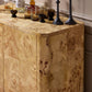 Mullins Small Cabinet - Natural Mappa Burl