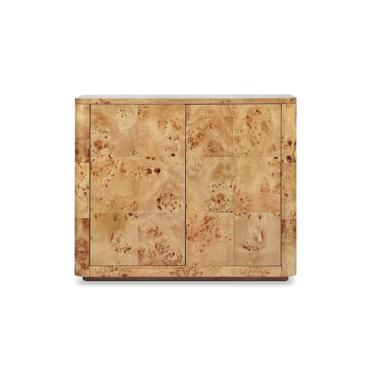 Mullins Small Cabinet - Natural Mappa Burl