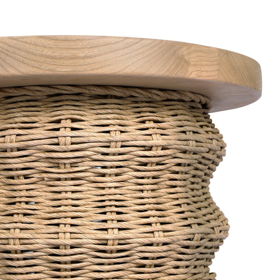 Brailey End Table - Smoked Natural Sungkai