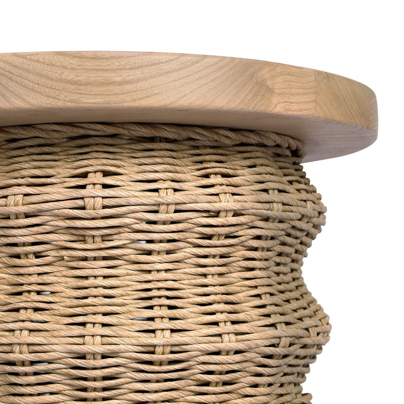 Brailey End Table - Smoked Natural Sungkai
