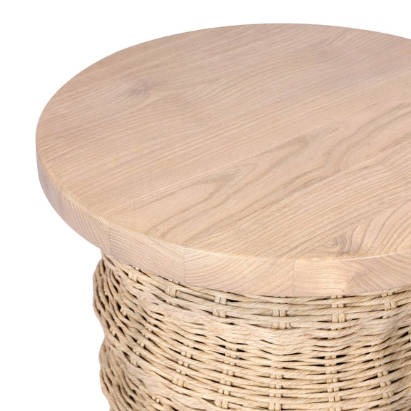 Brailey End Table - Smoked Natural Sungkai
