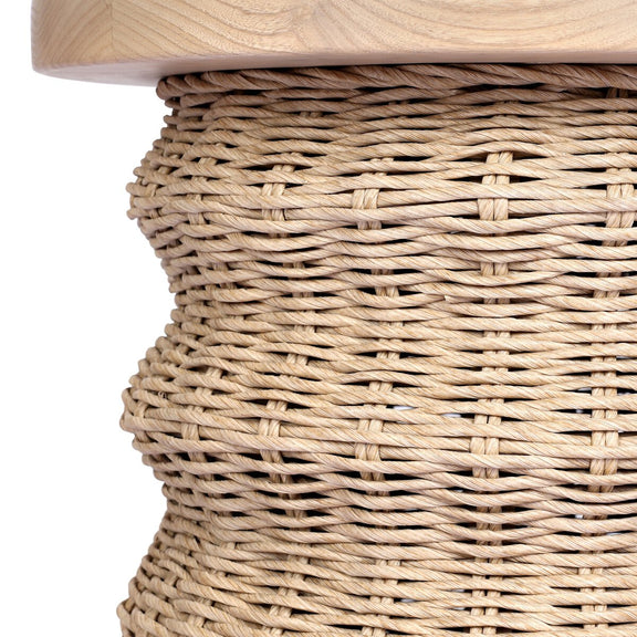 Brailey End Table - Smoked Natural Sungkai