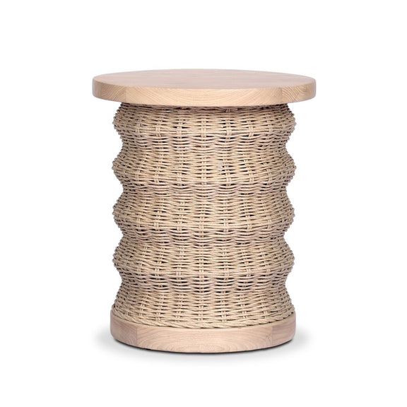 Brailey End Table - Smoked Natural Sungkai
