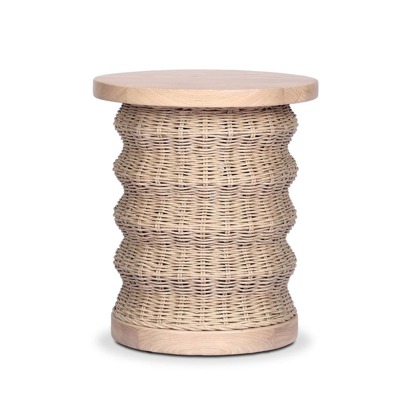 Brailey End Table - Smoked Natural Sungkai