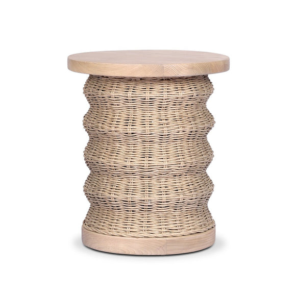 Brailey End Table - Smoked Natural Sungkai