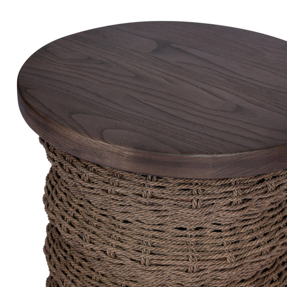 Brailey End Table - Dark Brown Sungkai