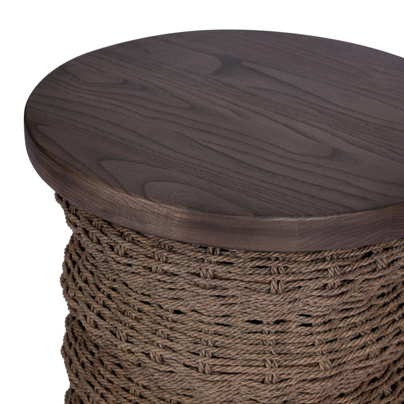 Brailey End Table - Dark Brown Sungkai