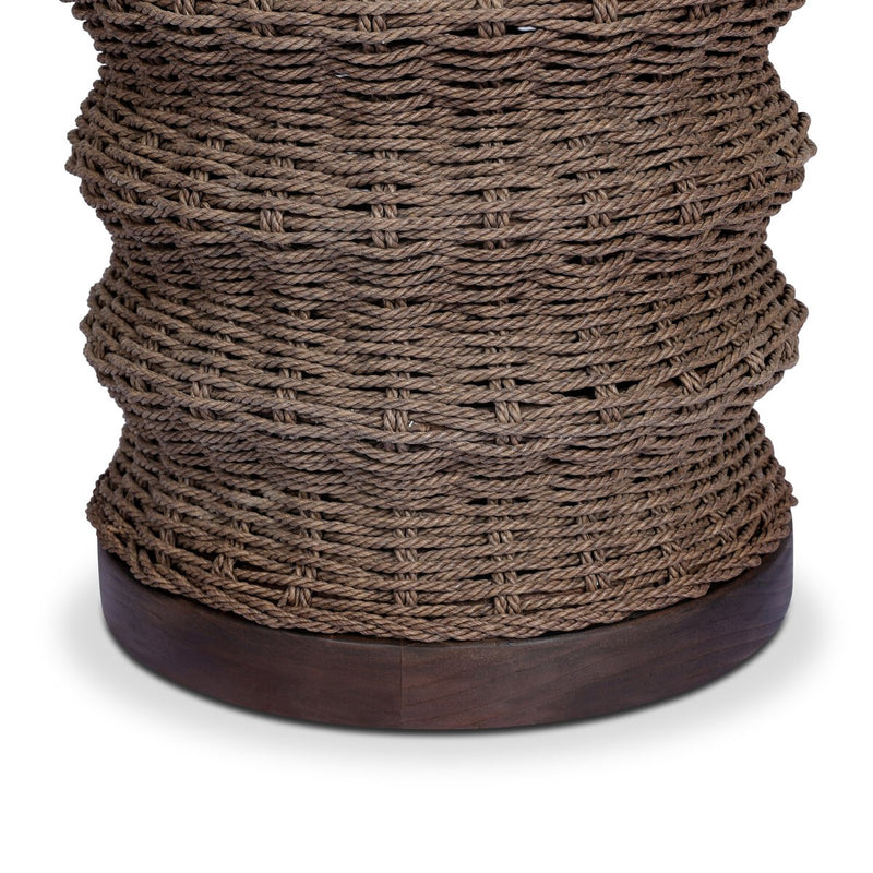 Brailey End Table - Dark Brown Sungkai