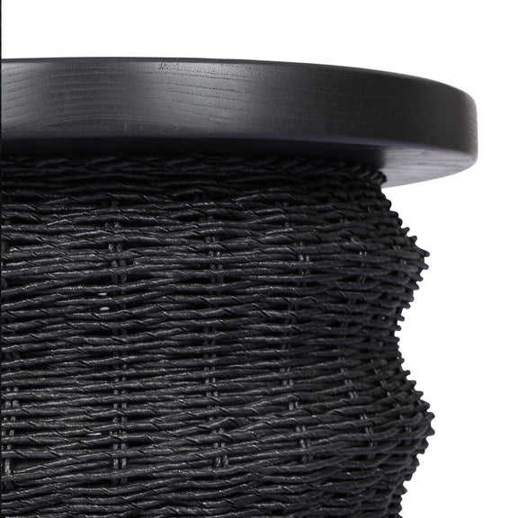 Brailey End Table - Black Stained Sungkai