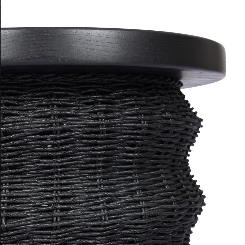 Brailey End Table - Black Stained Sungkai