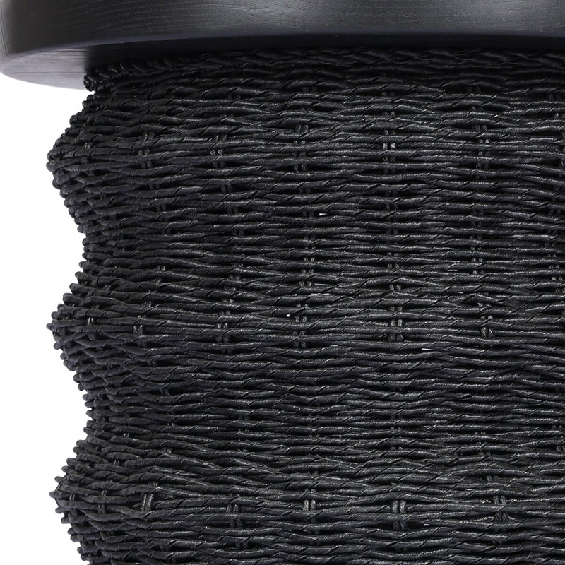 Brailey End Table - Black Stained Sungkai