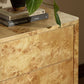 Mullins 6 Drawer Dresser - Natural Mappa Burl