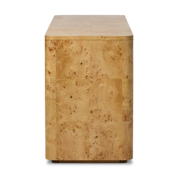 Mullins 6 Drawer Dresser - Natural Mappa Burl