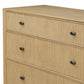 Hazel 6 Drawer Dresser - Light Wash Oak