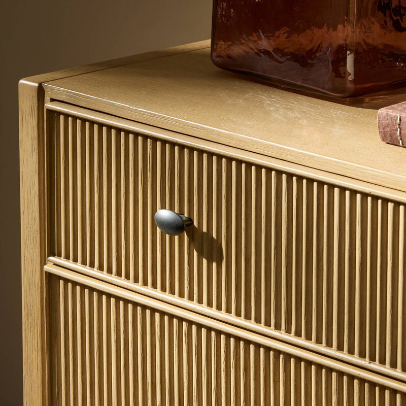 Hazel 6 Drawer Dresser - Light Wash Oak