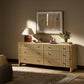 Hazel 6 Drawer Dresser - Light Wash Oak