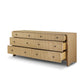 Hazel 6 Drawer Dresser - Light Wash Oak