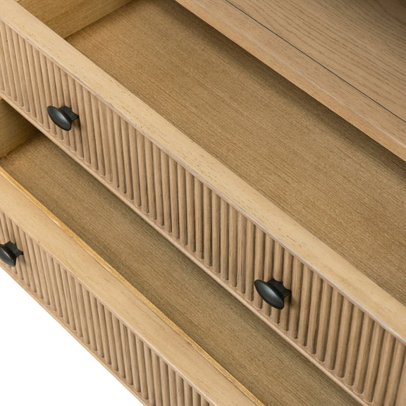 Hazel Nightstand - Light Wash Oak Veneer