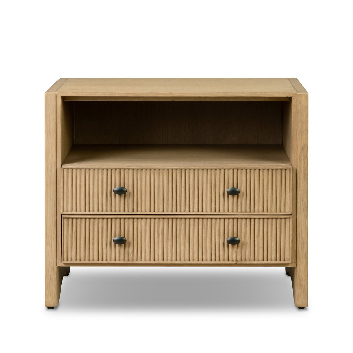 Hazel Nightstand - Light Wash Oak Veneer