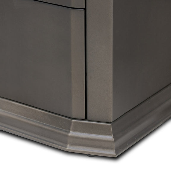 Talese Nightstand - Smooth Bronze