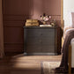 Talese Nightstand - Smooth Bronze