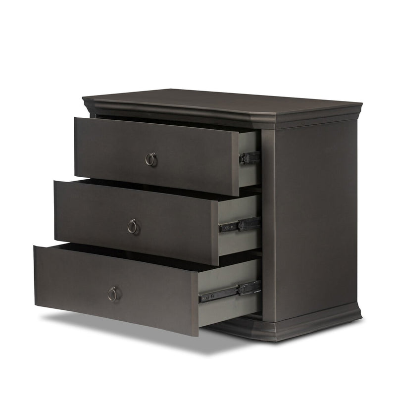 Talese Nightstand - Smooth Bronze