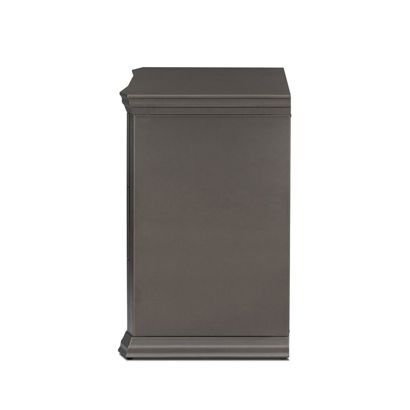 Talese Nightstand - Smooth Bronze
