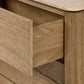 Raleigh 6 Drawer Dresser - Worn Oak Veneer