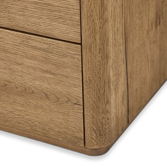 Raleigh 6 Drawer Dresser - Worn Oak Veneer