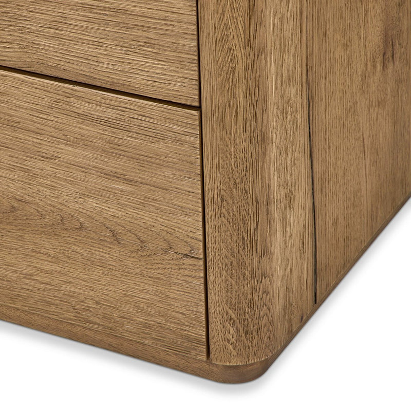Raleigh 6 Drawer Dresser - Worn Oak Veneer