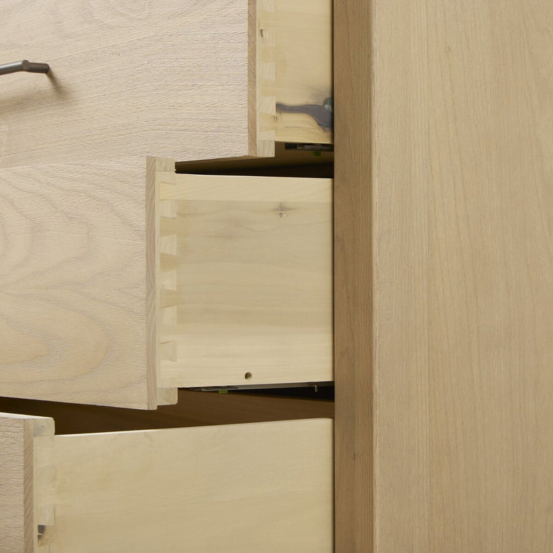 Blake 6 Drawer Dresser - Washed Ash
