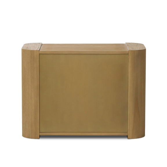 Radius Nightstand - Light Blonde Sungkai Veneer
