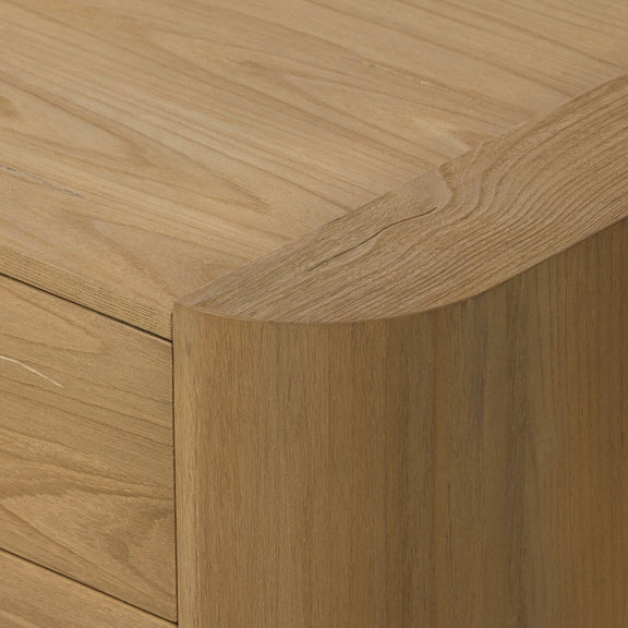Radius Nightstand - Light Blonde Sungkai Veneer