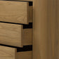 Radius Nightstand - Light Blonde Sungkai Veneer