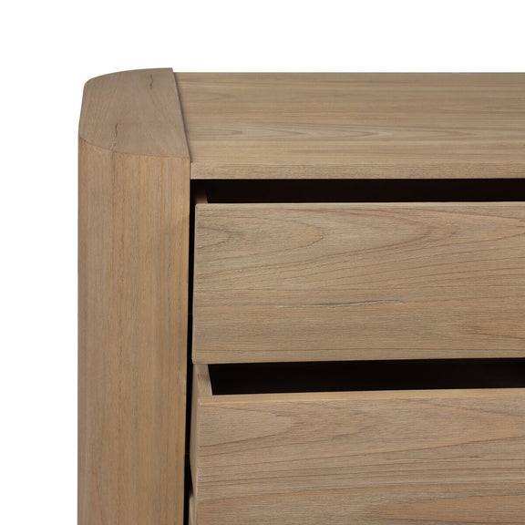 Radius Nightstand - Light Blonde Sungkai Veneer