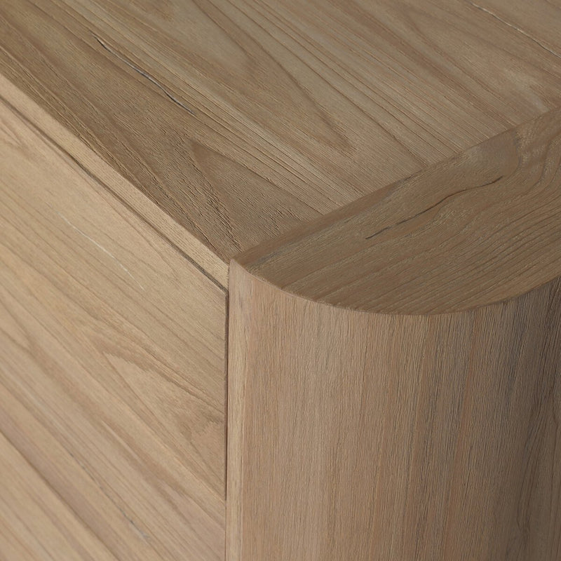 Radius Nightstand - Light Blonde Sungkai Veneer