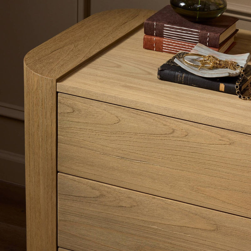 Radius Nightstand - Light Blonde Sungkai Veneer
