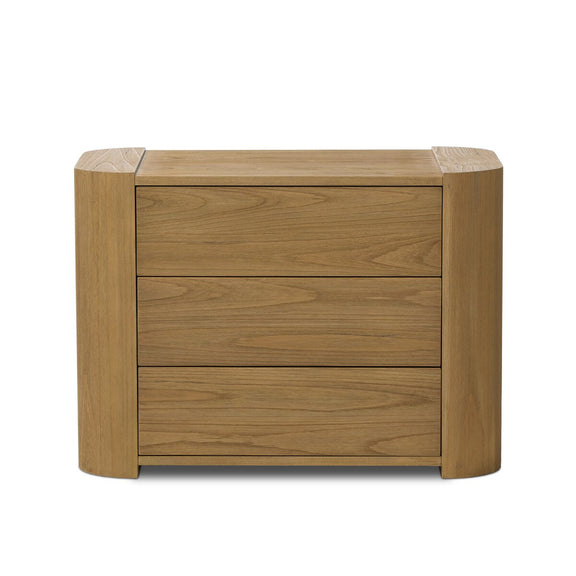 Radius Nightstand - Light Blonde Sungkai Veneer
