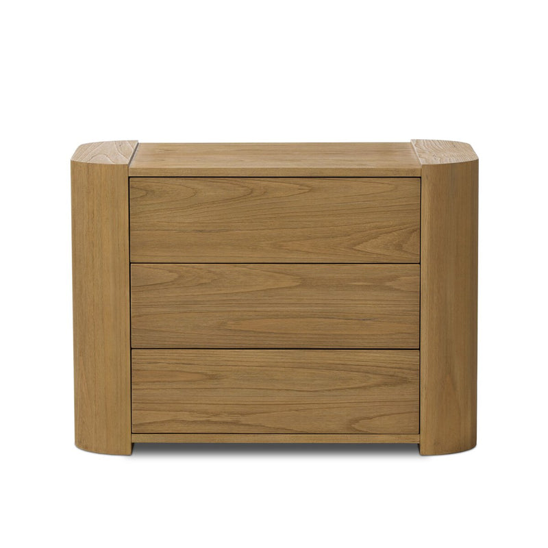 Radius Nightstand - Light Blonde Sungkai Veneer