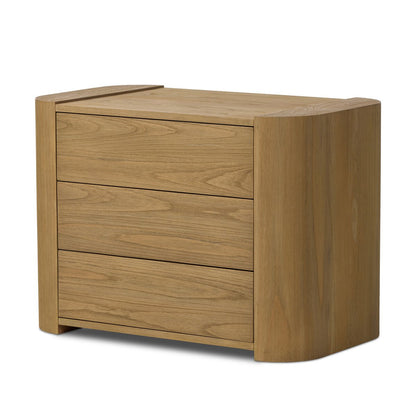 Radius Nightstand - Light Blonde Sungkai Veneer