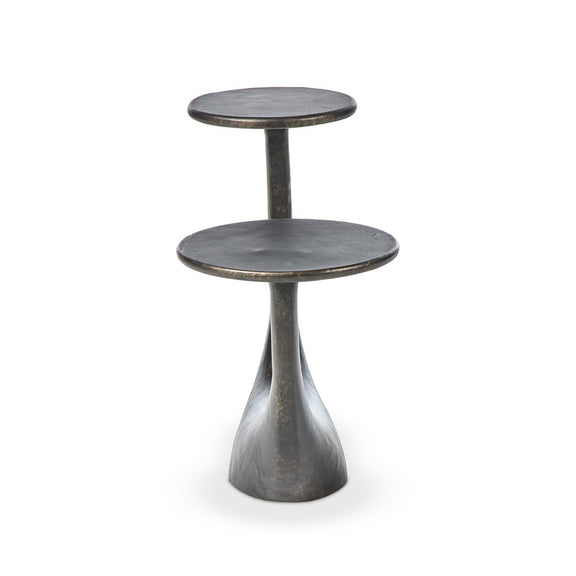 Torrid End Table - Distressed Bronze