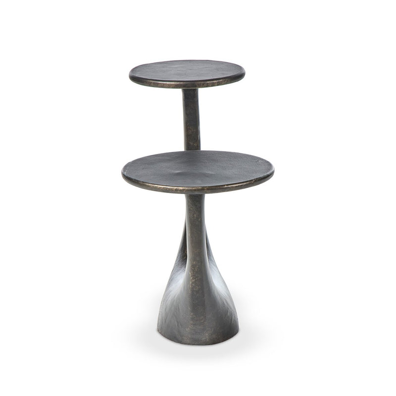 Torrid End Table - Distressed Bronze
