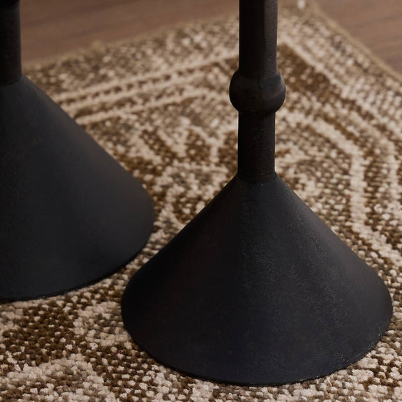 Printa Nesting End Tables - Black Antique