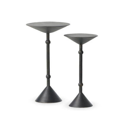 Printa Nesting End Tables - Black Antique