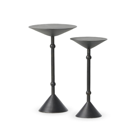 Printa Nesting End Tables - Black Antique