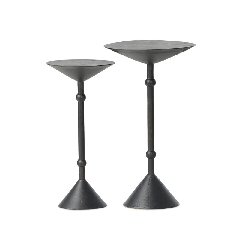 Printa Nesting End Tables - Black Antique