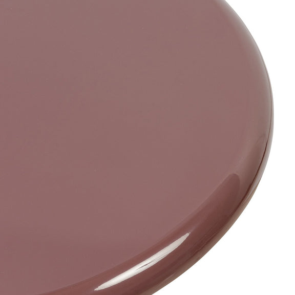 Bossa End Table - Plum Lacquer